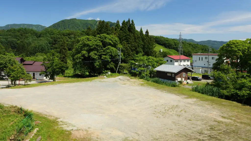 夏の駐車場